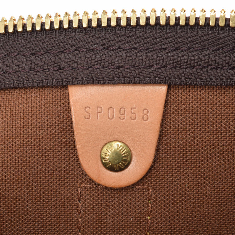 路易威顿路易·维顿（Louis Vuitton）kepol 55棕色M41424男女通用会标帆布波士顿袋子袋