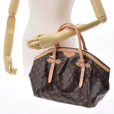 LOUIS VUITTON ルイヴィトン モノグラム ティヴォリ GM ブラウン M40144 レディース モノグラムキャンバス ハンドバッグ Aランク 中古 銀蔵