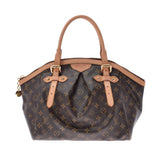 LOUIS VUITTON ルイヴィトン モノグラム ティヴォリ GM ブラウン M40144 レディース モノグラムキャンバス ハンドバッグ Aランク 中古 銀蔵