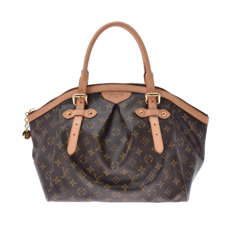 LOUIS VUITTON Louis Vuitton Monogram Tivoli GM Brown M40144 Ladies Monogram Canvas Handbag A Rank used Ginzo