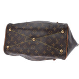 路易威顿路易·维顿（Louis Vuitton）路易威登（Louis Vuitton）会标tivoli tivoli gm棕色M40144女士会标帆布手提包班级二手Ginzo