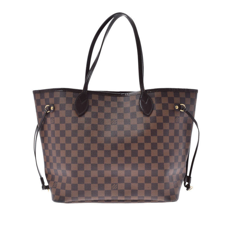 LOUIS VUITTON Louis Vuitton Damier Never Full MM Old Brown N51105 Ladies Dami Canbus Tote Bag B Rank used Ginzo