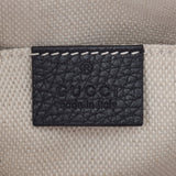 GUCCI Gucci Gucci Smile Disco Bag Black Gold Bracket Ladies Leather Shoulder Bag New Family Ginzo