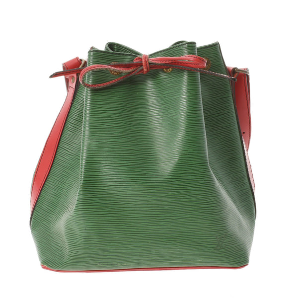 LOUIS VUITTON Louis Vuitton Epitino Bicolor Green/Red M44147 Ladies Epi Leather Shoulder Bag B Rank used Ginzo