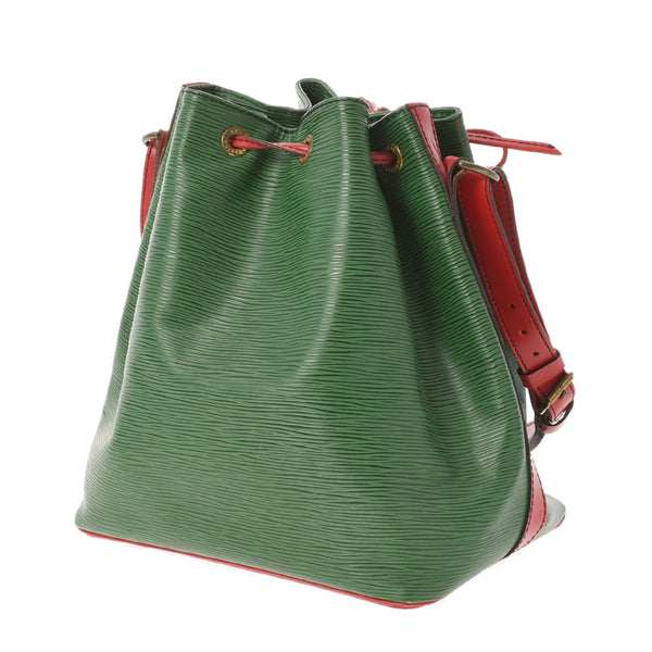 LOUIS VUITTON Louis Vuitton Epitino Bicolor Green/Red M44147 Ladies Epi Leather Shoulder Bag B Rank used Ginzo
