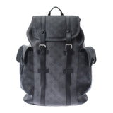 LOUIS VUITTON Louis Vuitton Monogram Eclipse Christopher PM Black/Gray M45419 Men's Monogram Canvas backpack Daypack AB Rank Used Ginzo