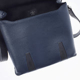 LOUIS VUITTON Louis Vuitton Epi Harringon Messenger PM Blue Azur M53407 Men's Epireather Messenger Bag AB Rank Used Ginzo