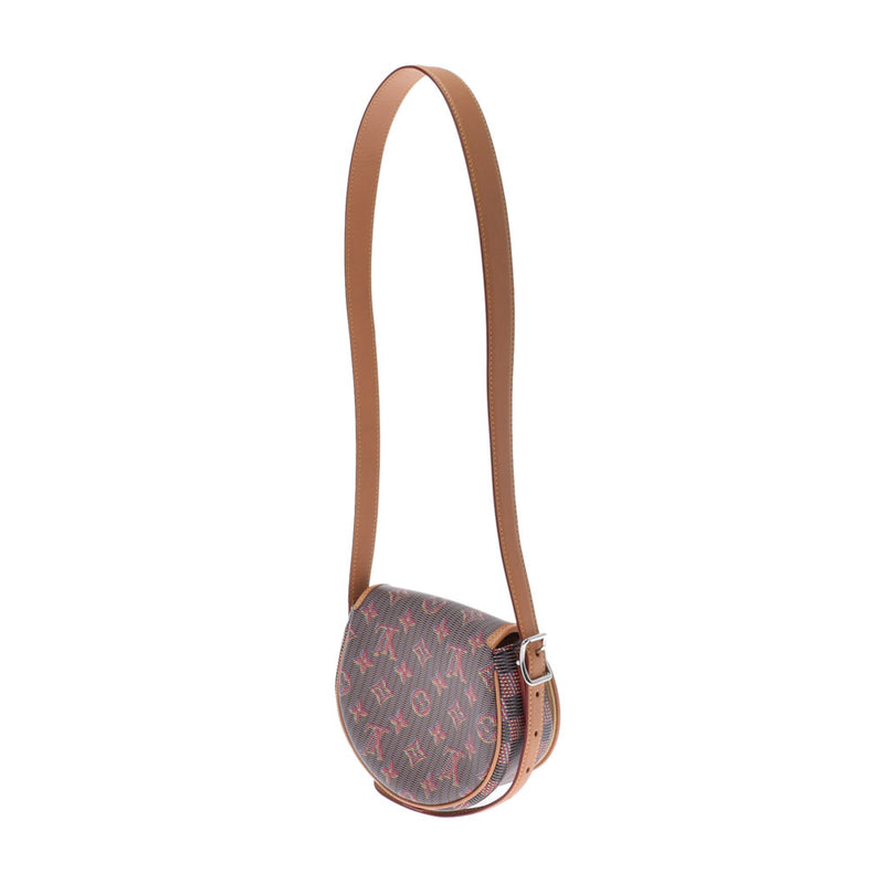 LOUIS VUITTON ルイヴィトン モノグラム LVポップ タンブラン ブラウン M55460 レディース  レザー ショルダーバッグ Aランク 中古 銀蔵