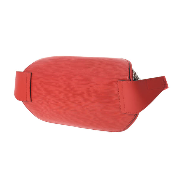 LOUIS VUITTON Louis Vuitton Epi Bam Bag Supreme Collaboration Red/White M53418 Unisex Epi Leather Body Bag Unused Ginzo
