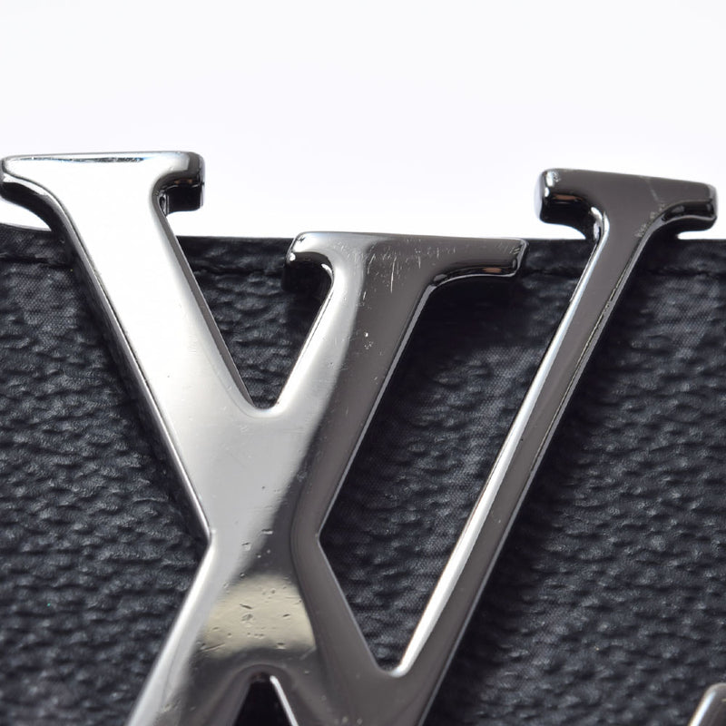 路易威顿路易·维顿（Louis Vuitton）路易威顿（Louis Vuitton）会标日食日食40mm尺寸80厘米黑色银支架M9043W男士会标帆布带B级二手Ginzo