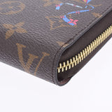 LOUIS VUITTON Louis Vuitton Monogram Zippy Wallet Vivienne Brown M69054 Unisex Monogram Canvas Wallet Unused Ginzo