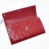 LOUIS VUITTON Louis Vuitton Verni Portofoyilles Sara Pompumul M93530 Ladies Monogram Verni Long Wallet B Rank Used Ginzo