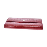 LOUIS VUITTON Louis Vuitton Verni Portofoyilles Sara Pompumul M93530 Ladies Monogram Verni Long Wallet B Rank Used Ginzo