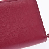 LOUIS VUITTON Louis Vuitton Zippy Rock Me Red M63816 Ladies Leather Long Wallet AB Rank Used Ginzo