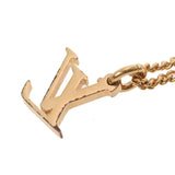 路易威顿路易·维顿（Louis Vuitton）路易·威登（Louis Vuitton）项链字母字母M lv徽标金M80189男女gp项链