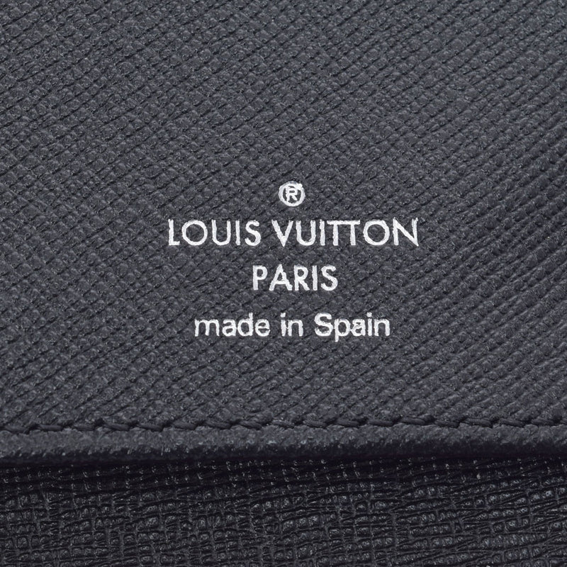 LOUIS VUITTON Louis Vuitton Graphit Zippy Wallet Vertical Black/Gray N63095 Men's Dami Graphit Canvas Wallet A Rank Used Ginzo