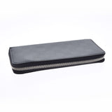 LOUIS VUITTON Louis Vuitton Graphit Zippy Wallet Vertical Black/Gray N63095 Men's Dami Graphit Canvas Wallet A Rank Used Ginzo