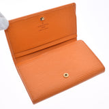 LOUIS VUITTON Louis Vuitton Epi Port Foyolesol Mandarin Orange Gold Gold Gold Gold More Fittings