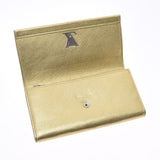 LOUIS VUITTON Louis Vuitton Portofoille Rock Me Gold Silver Bracket M62077 Ladies Calf Long Wallet B Used Ginzo