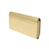 LOUIS VUITTON Louis Vuitton Portofoille Rock Me Gold Silver Bracket M62077 Ladies Calf Long Wallet B Used Ginzo