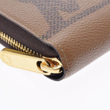 LOUIS VUITTON Louis Vuitton Monogram Giant Reverse Zippy Wallet Camel M69353 Unisex Monogram Canvas Wallet A Rank Used Ginzo