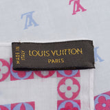 LOUIS VUITTON ルイヴィトン ポケットチーフ  パープル レディース コットン100% スカーフ Aランク 中古 銀蔵