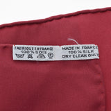 HERMES Hermes Care 90 La Promenade de Longchamps/Rons Chan White/Red Ladies Silk 100 % Scarf A Rank used Ginzo