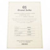 SEIKO Seiko Grand Seiko SBGR057 Men's SS Watch Automatic Black Dial A Rank used Ginzo