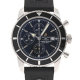 Breitling Breitling Super Ocean Heritage A13320男士SS/橡胶手表自动黑色表盘排名