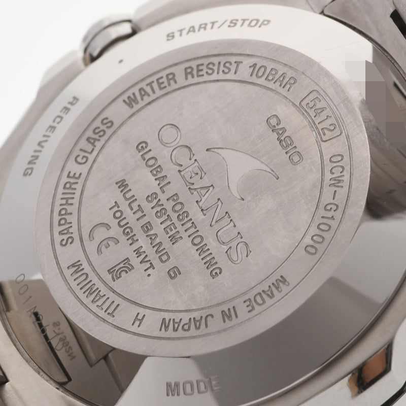 カシオオシアナス メンズ 腕時計 OCW-G1000-1AJF CASIO 中古 – 銀蔵 ...