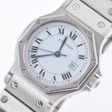 Cartier Cartier Santos octagon Antique Ladies YG Watch Automatic White Dial A Rank used Ginzo