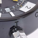 LOUIS VUITTON ルイヴィトン タンブール インブラック GMT Q113K メンズ SS/ラバー 腕時計 自動巻き 黒文字盤 Aランク 中古 銀蔵