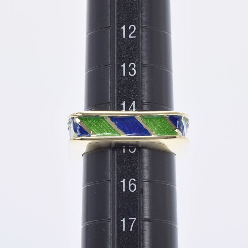 TIFFANY & CO. Tiffany 15 Unisex Enamel 18KYG Ring / Ring A Rank used Ginzo