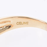 CELINE セリーヌ ダイヤ0.07ct 15号 レディース K18YG リング・指輪 Aランク 中古 銀蔵