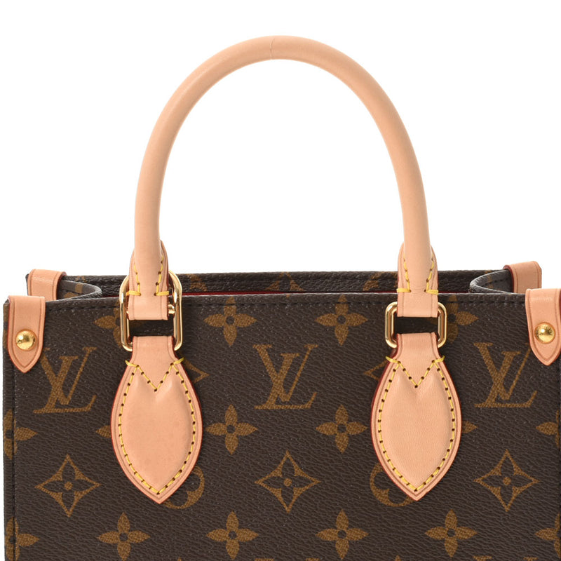 路易威顿路易·维顿（Louis Vuitton）路易威登（Louis Vuitton）会标袋塑料bb 2way棕色M45847男女通俗的专着手提袋A级使用Ginzo