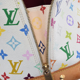 路易威顿路易·维顿（Louis Vuitton）颜色Alma White M92647女士会标会标多色手提包B等级使用Ginzo