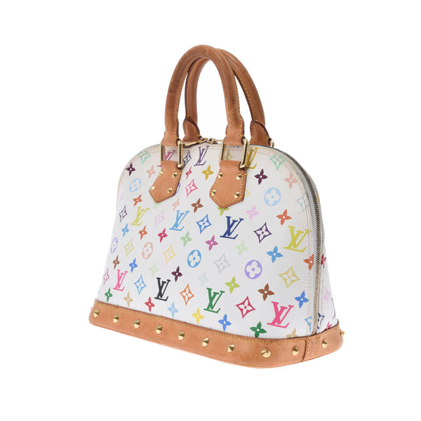 LOUIS VUITTON Louis Vuitton Color Alma White M92647 Ladies Monogram Multicolor Handbag B Rank used Ginzo