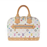 LOUIS VUITTON Louis Vuitton Multicolor Alma Bron (White) M92647 Ladies Monogram Multicolor Handbag B Rank used Ginzo