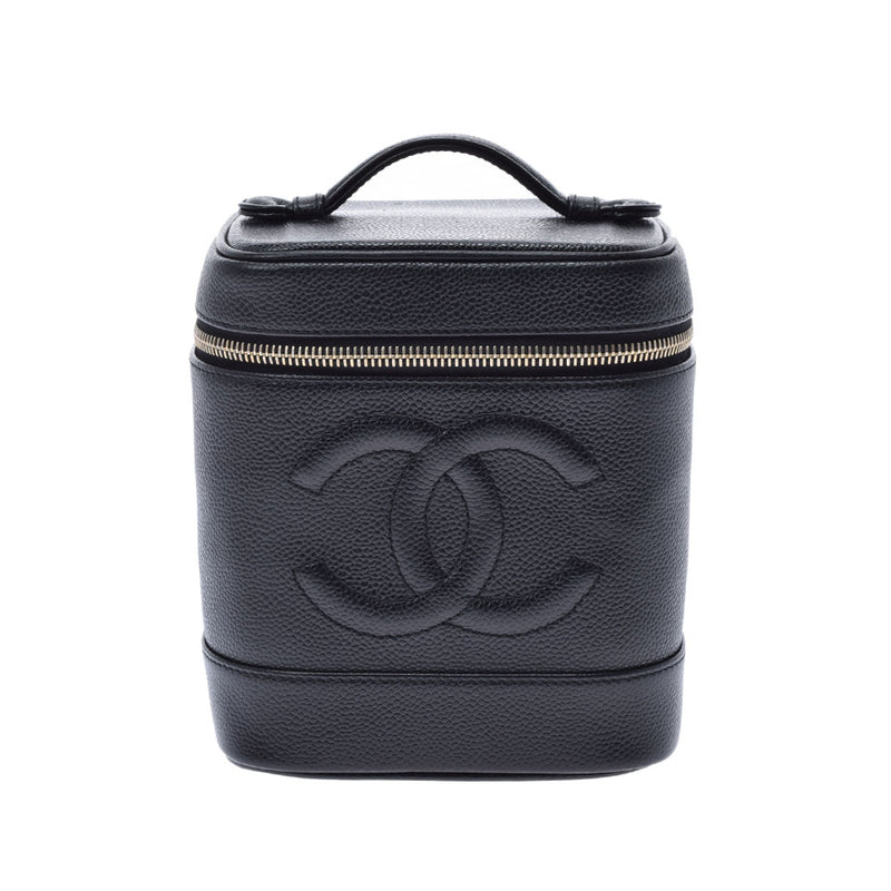 シャネル縦型バニティ 黒 レディース ハンドバッグ CHANEL 中古 – 銀蔵