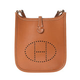 HERMES エルメス エヴリン TPM コニャック □I刻印(2005年頃) レディース ヴォーエプソン ショルダーバッグ Bランク 中古 銀蔵