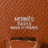 HERMES エルメス エヴリン TPM コニャック □I刻印(2005年頃) レディース ヴォーエプソン ショルダーバッグ Bランク 中古 銀蔵