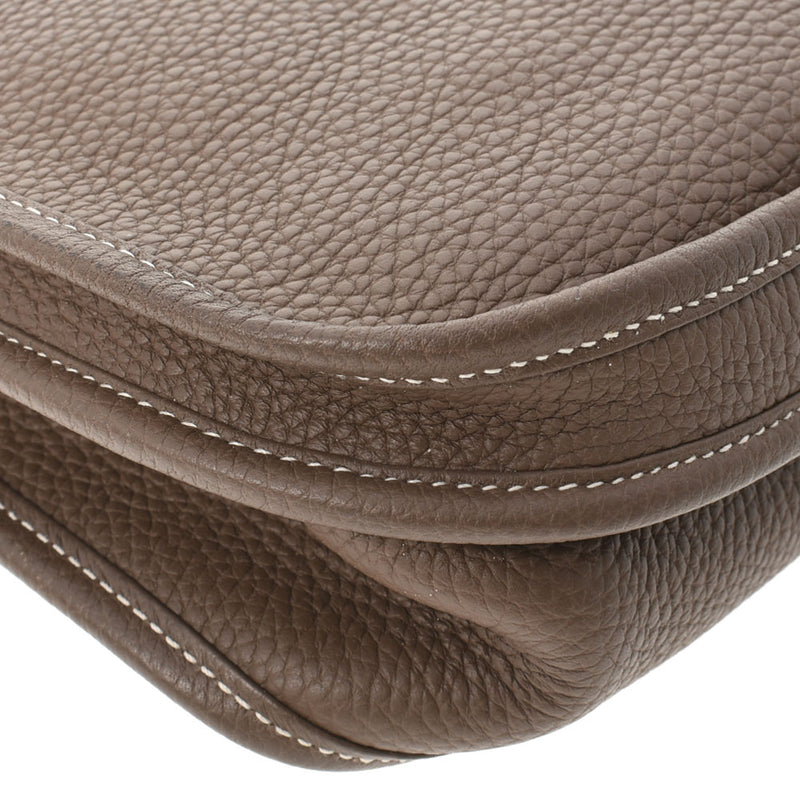 HERMES エルメス エヴリン3 PM エトゥープ □P刻印(2012年頃) ユニセックス トリヨンクレマンス ショルダーバッグ Aランク 中古 銀蔵