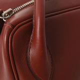 HERMES Hermes Lindy 34 2way Bag Rouge Achersho □ K engraved (around 2007) Ladies Voice Wift Handbag AB Rank Used Ginzo