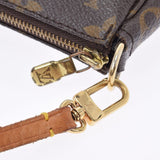 路易威顿路易·维顿（Louis Vuitton）路易威登（Louis Vuitton）会标棕色M51980女士会标帆布配件袋B Feden Ginzo