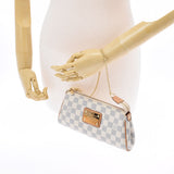 LOUIS VUITTON Louis Vuitton Damier Azur Eva 2WAY White N55214 Ladies Dami Azur Canvas Shoulder Bag B Rank used Ginzo