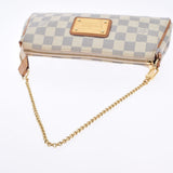 LOUIS VUITTON Louis Vuitton Damier Azur Eva 2WAY White N55214 Ladies Dami Azur Canvas Shoulder Bag B Rank used Ginzo