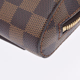 路易·威登（Louis Vuitton）路易威顿（Louis Vuitton）达米尔·杰罗尼莫斯（Damier Jeronimos）旧棕色N51994女用damier canbus canbus身体包一个二手Ginzo