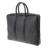 路易·威登（Louis Vuitton）路易·威登（Louis Vuitton）达米尔（Damier Damier）Graphit voi yage黑色N51992男士Damier Graphit Canvas Business Bag Business袋