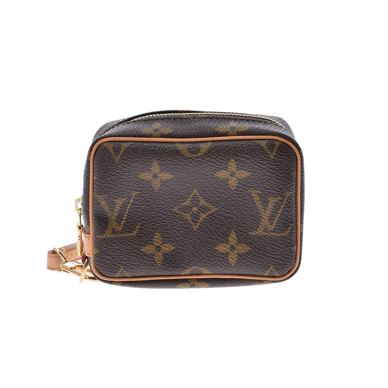 LOUIS VUITTON ルイヴィトン モノグラム ワピティ ブラウン M58030 レディース モノグラムキャンバス ポーチ Aランク 中古 銀蔵