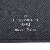 LOUIS VUITTON Louis Vuitton Taiga Portofoy Yun with Money Clip Aldoise (Black) M62978 Men's Leather Fudari A Rank Used Ginzo